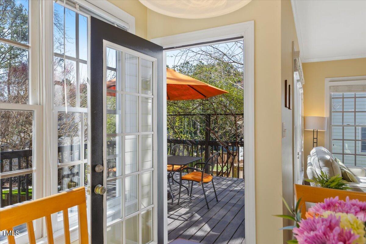 4617 Wee Burn Trail Raleigh, NC 27612 - Photo 19 of 70 To porch from breakfast room