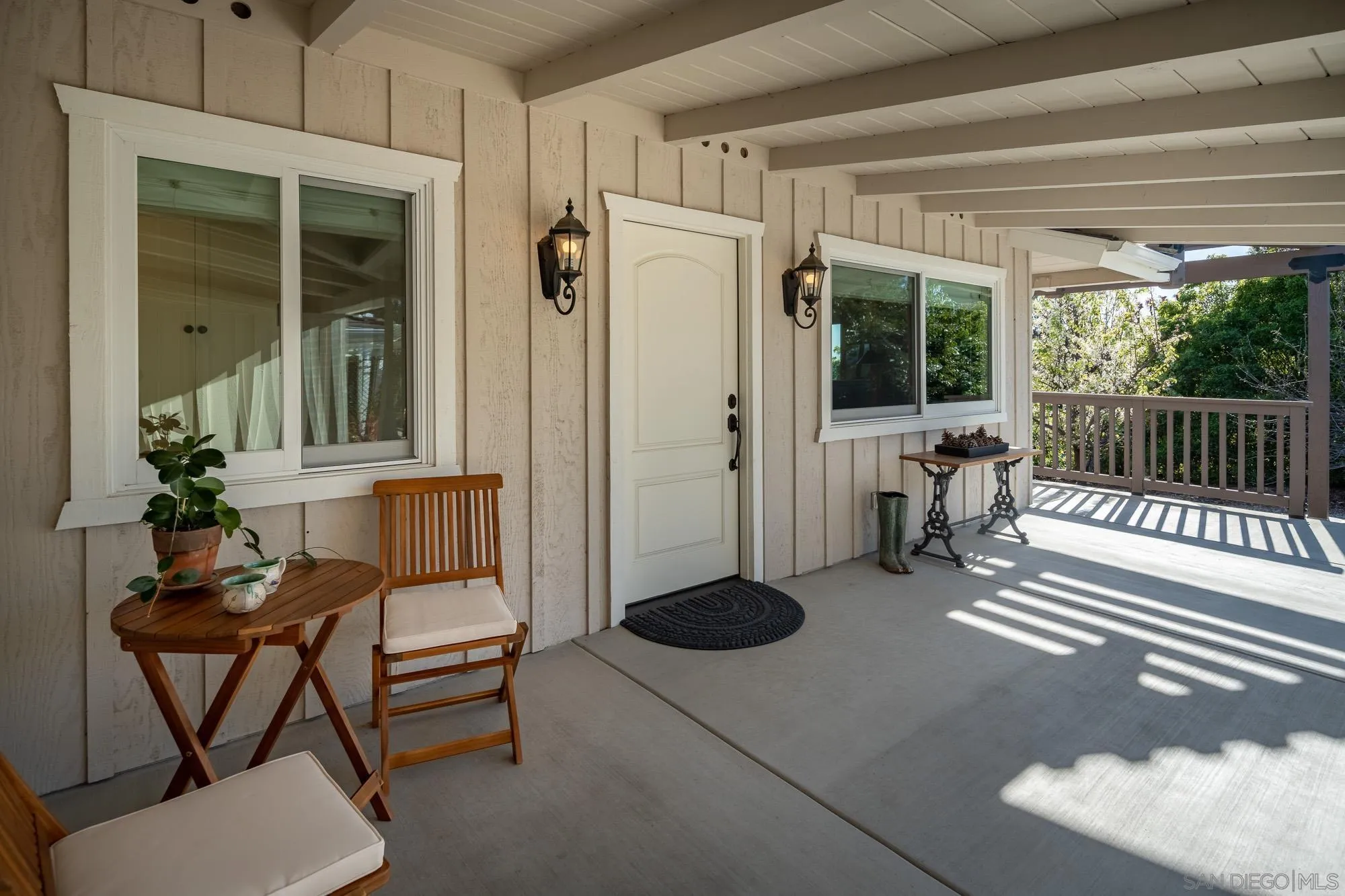 5632 La Crescenta Road Rancho Santa Fe, CA 92067 - Photo 19 of 24 a view of two chairs in the balcony