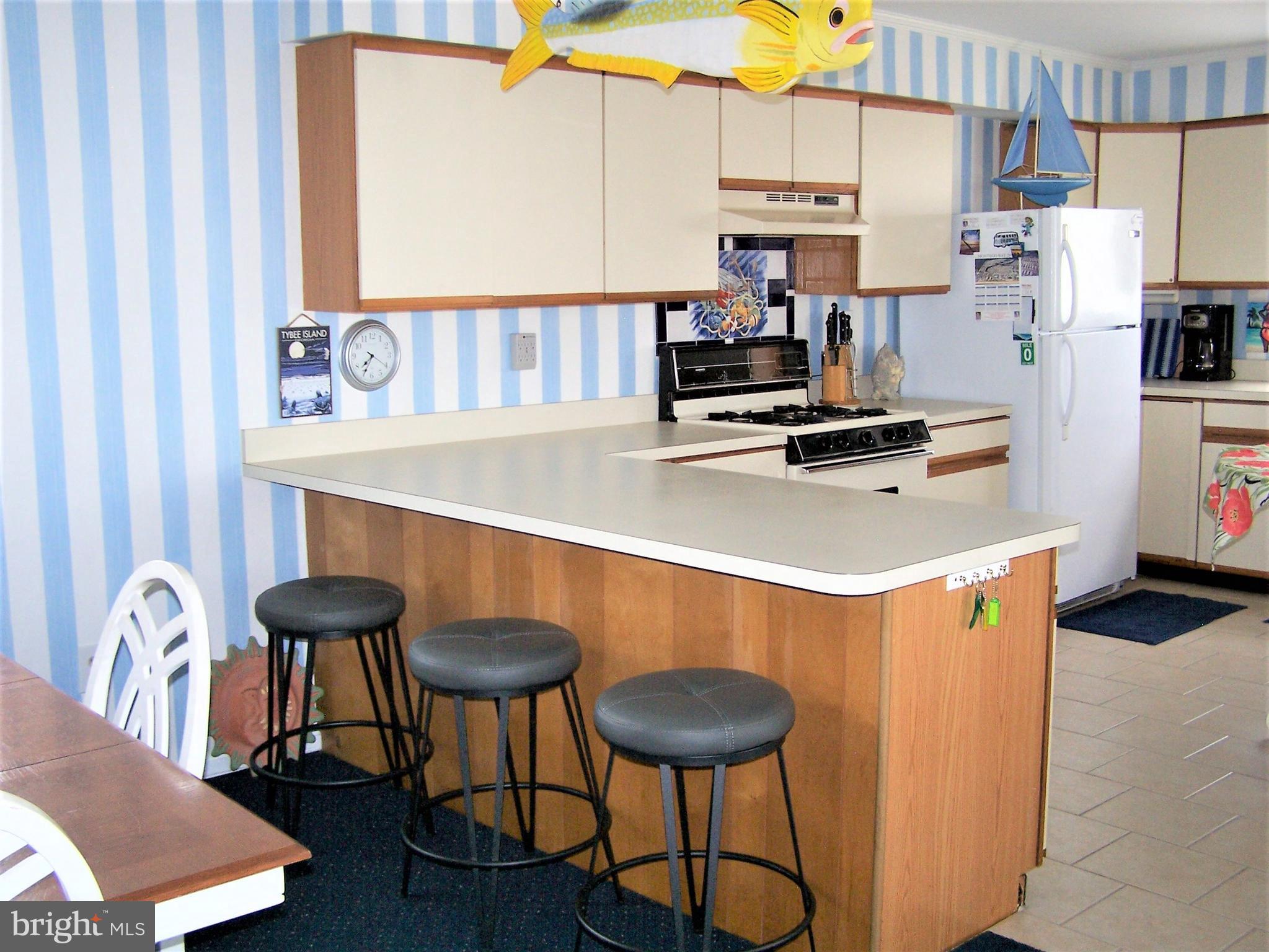 13220 Nantucket Road Ocean City, MD 21842 - Photo 22 of 51 Breakfast Bar with Stools