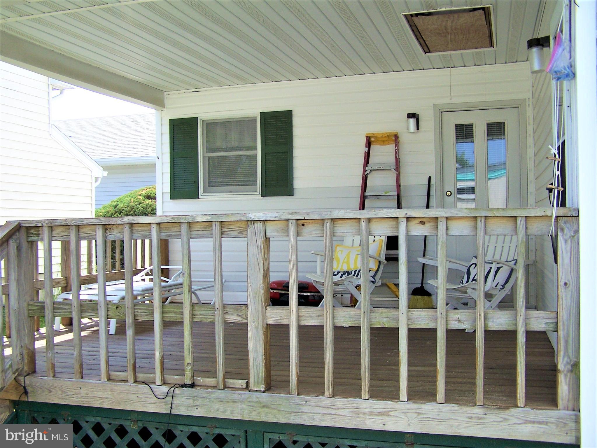 Rear Covered Deck