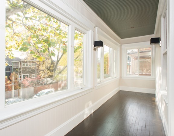 3 Wilson Avenue, Unit 2 Cambridge, MA 02140 - Photo 5 of 17 a view of a room with wooden floor and walls