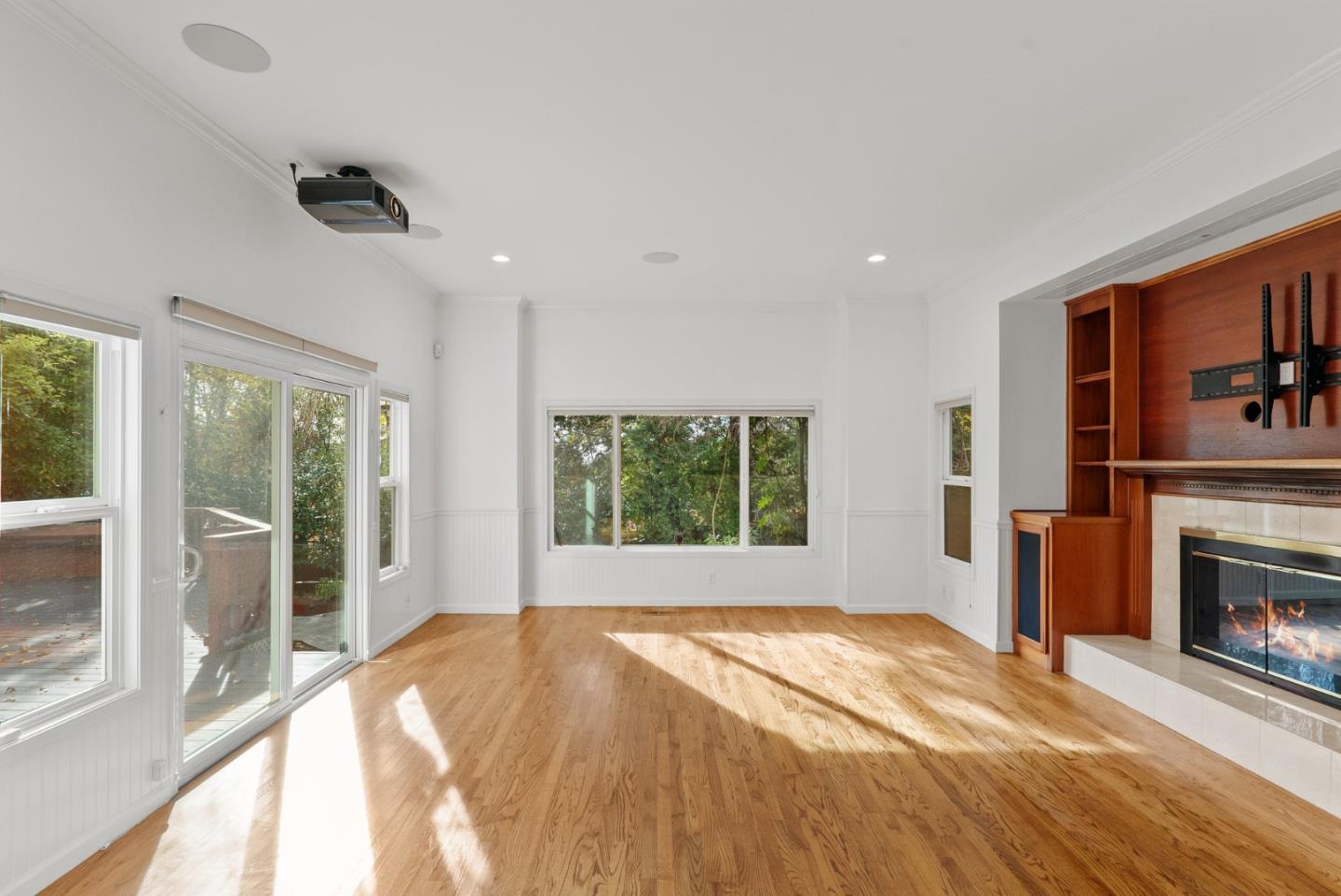210 Moore Creek Road Santa Cruz, CA 95060 - Photo 16 of 63 a view of empty room with large windows