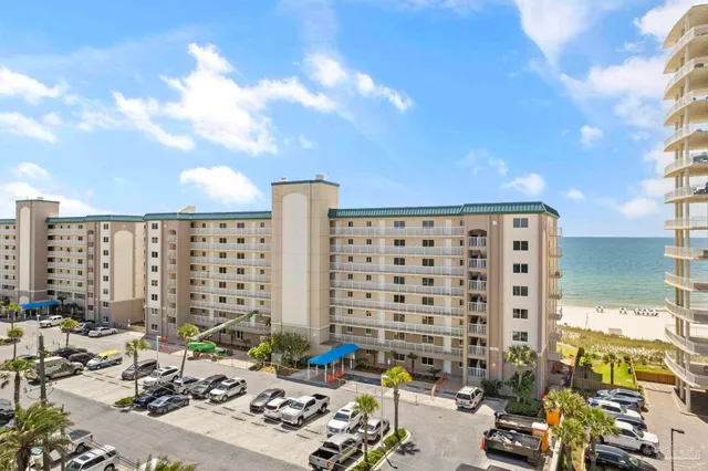 a view of balcony with seating space