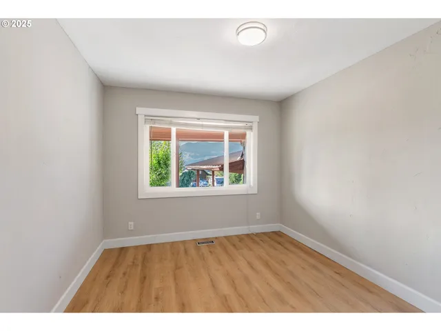 wooden floor in an empty room
