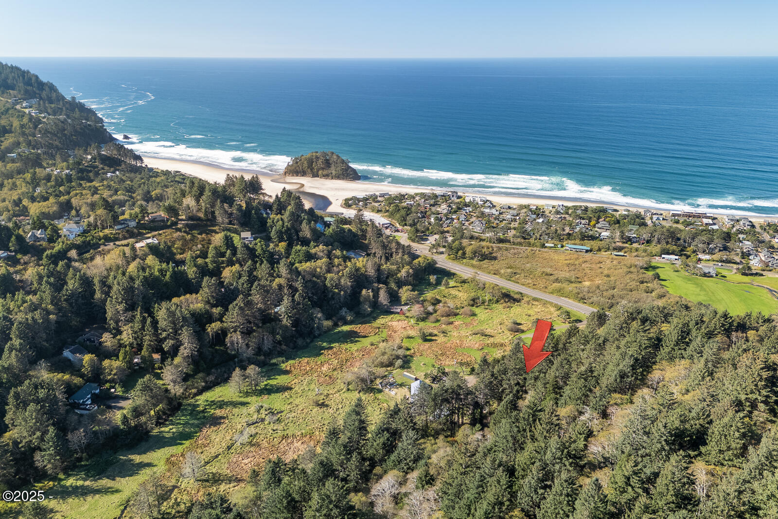 4850 Schoolhouse Road Neskowin, OR 97149 - Photo 30 of 33 Drone to the Southwest