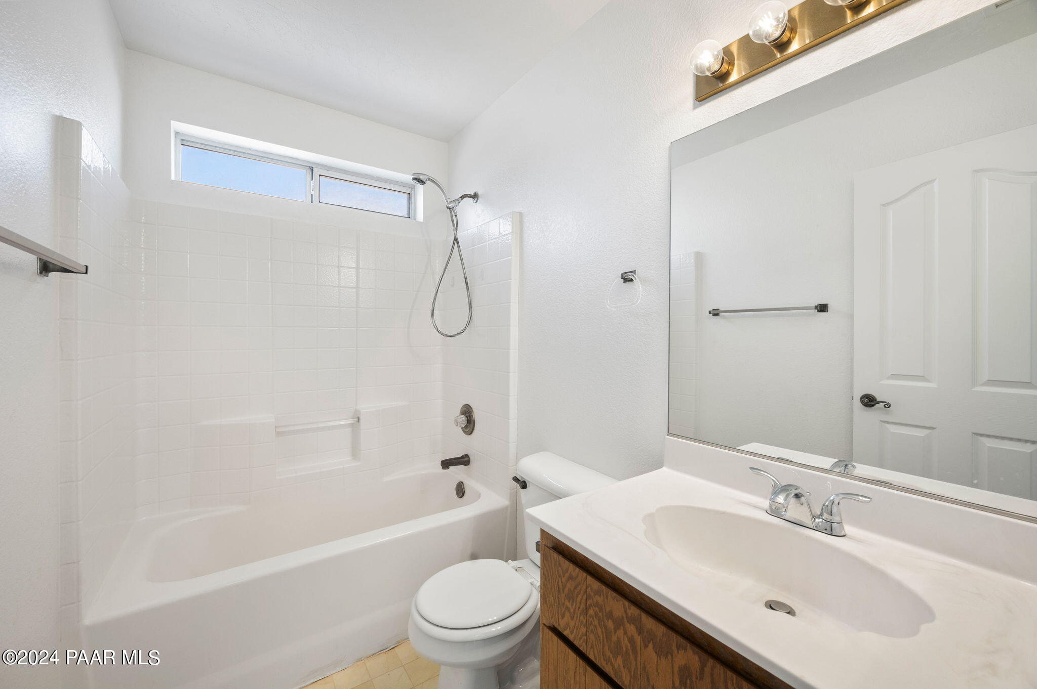8128 East Gale Road Prescott Valley, AZ 86314 - Photo 24 of 38 a bathroom with a sink toilet and shower