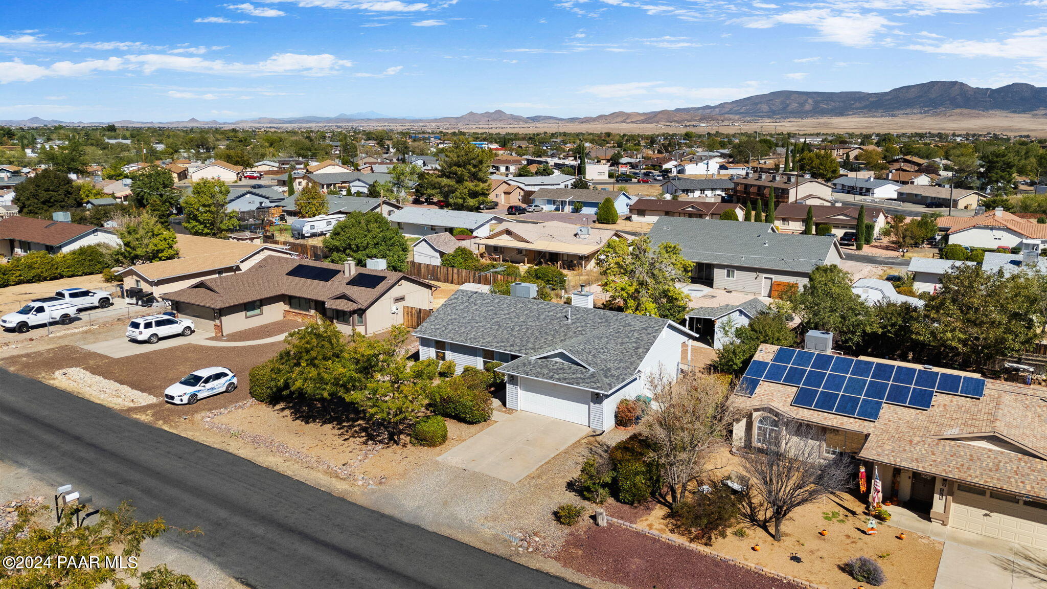 8128 East Gale Road Prescott Valley, AZ 86314 - Photo 3 of 38 an aerial view of residential houses with outdoor space