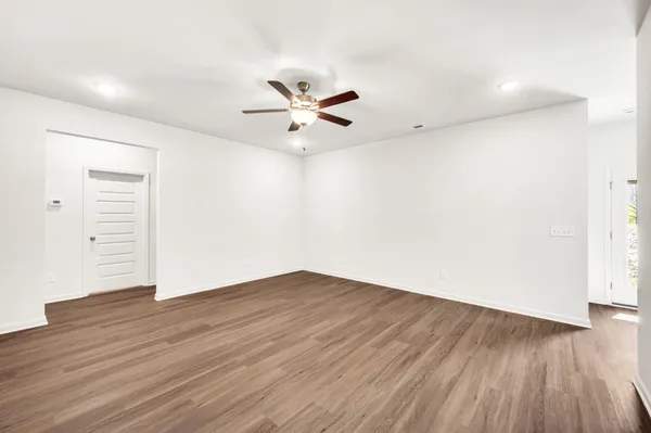 wooden floor in an empty room