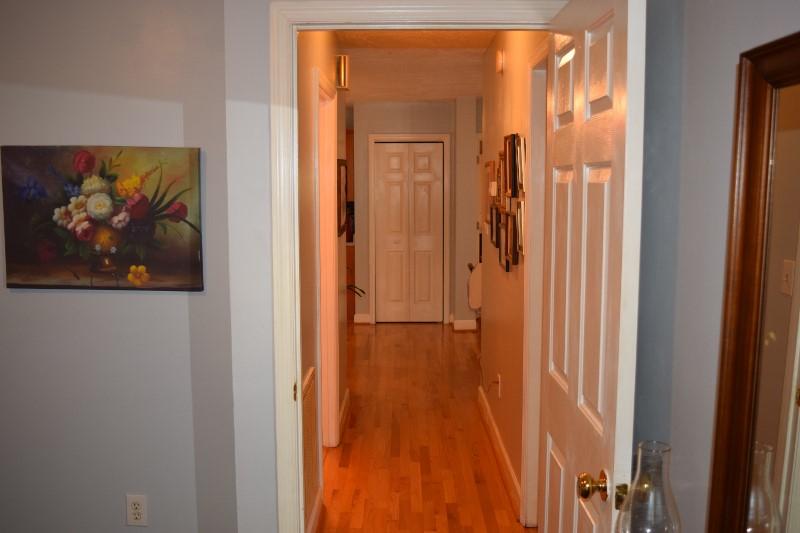 627 Diamond Knob Road Northeast Check, VA 24072 - Photo 22 of 22 a view of a hallway with wooden floor