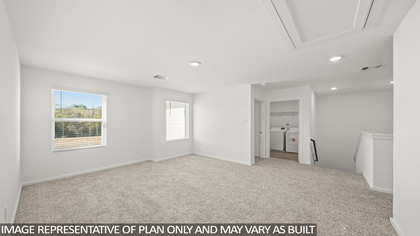 116 Baby Calf Roping Road Jarrell, TX 76537 - Photo 11 of 23 A spacious and inviting loft area provides versatile living space with abundant natural illumination.