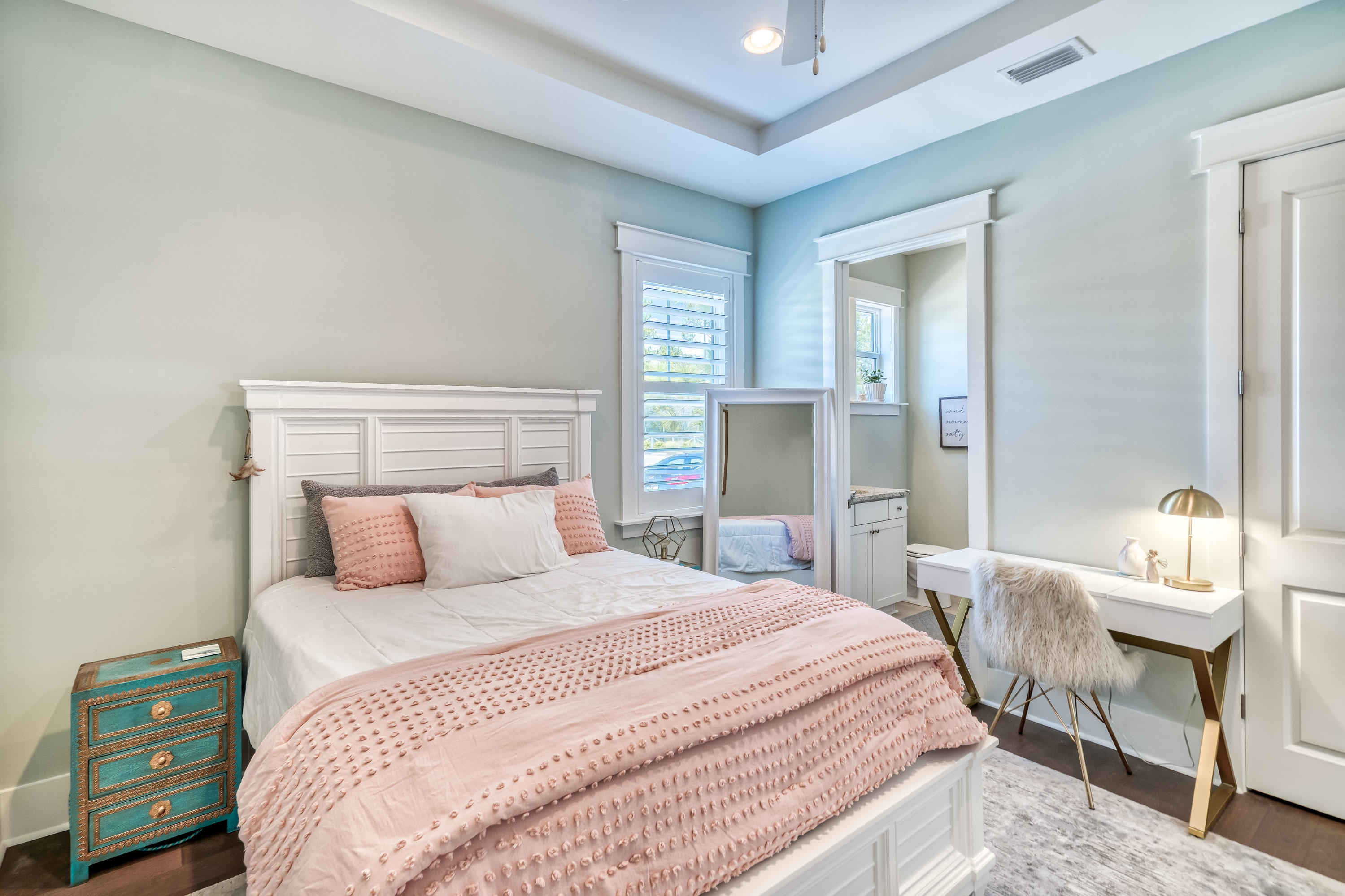 117 Prairie Pass Santa Rosa Beach, FL 32459 - Photo 10 of 26 a bedroom with a bed and chair