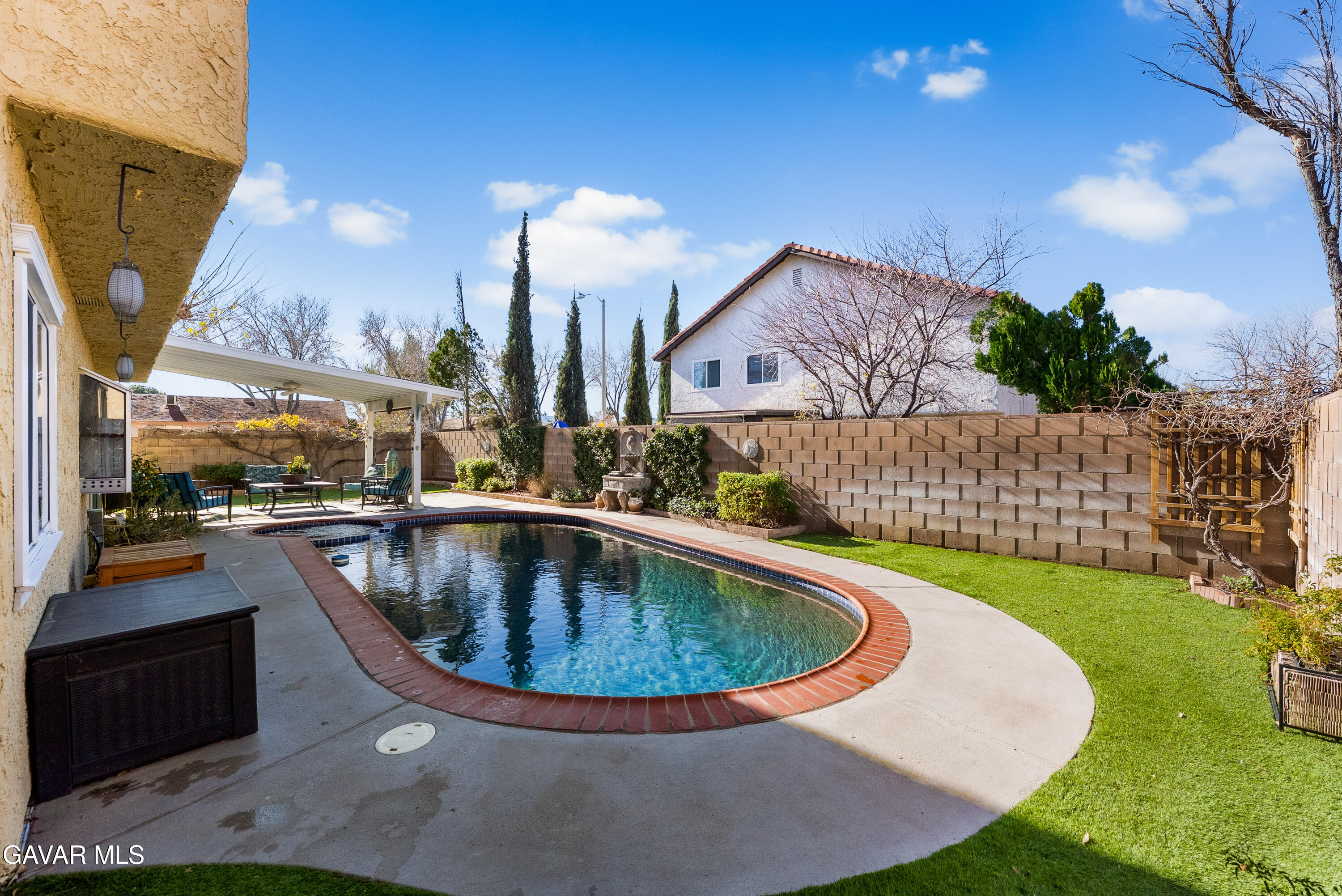 44003 7th Street East Lancaster, CA 93535 - Photo 53 of 62 a view of outdoor space yard swimming pool and patio