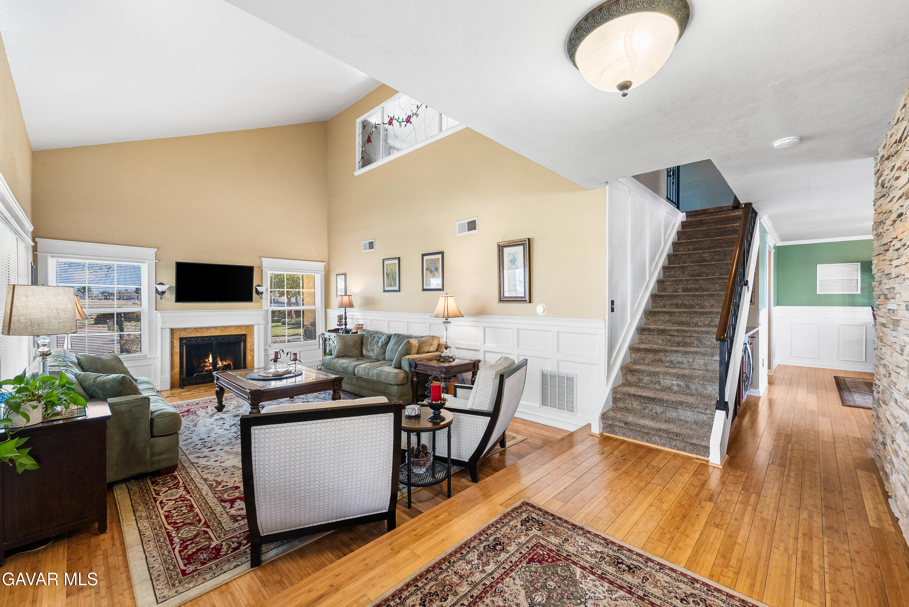 44003 7th Street East Lancaster, CA 93535 - Photo 9 of 62 a living room with furniture and a wooden floor