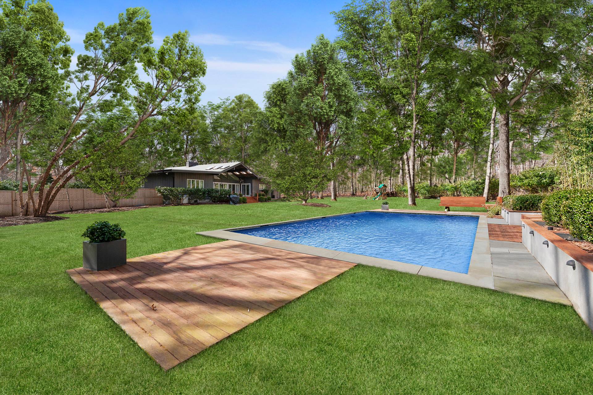 136 Hands Creek Road East Hampton, NY 11937 - Photo 1 of 28 a view of a backyard with sitting area