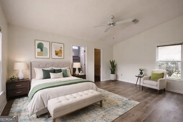 wooden floor in an empty room