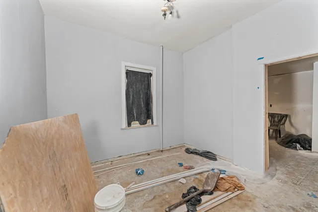 a room with storage and utility