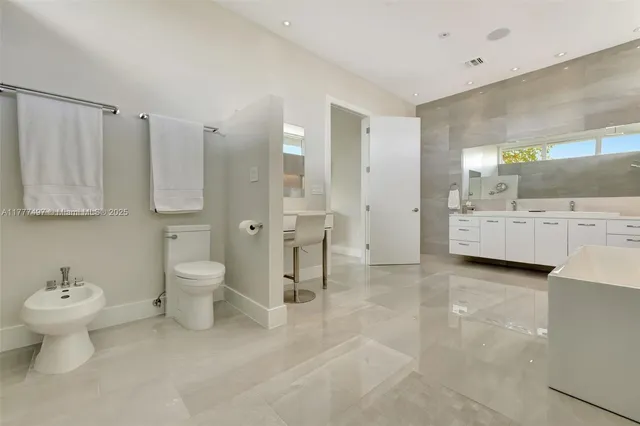 a close view of closet