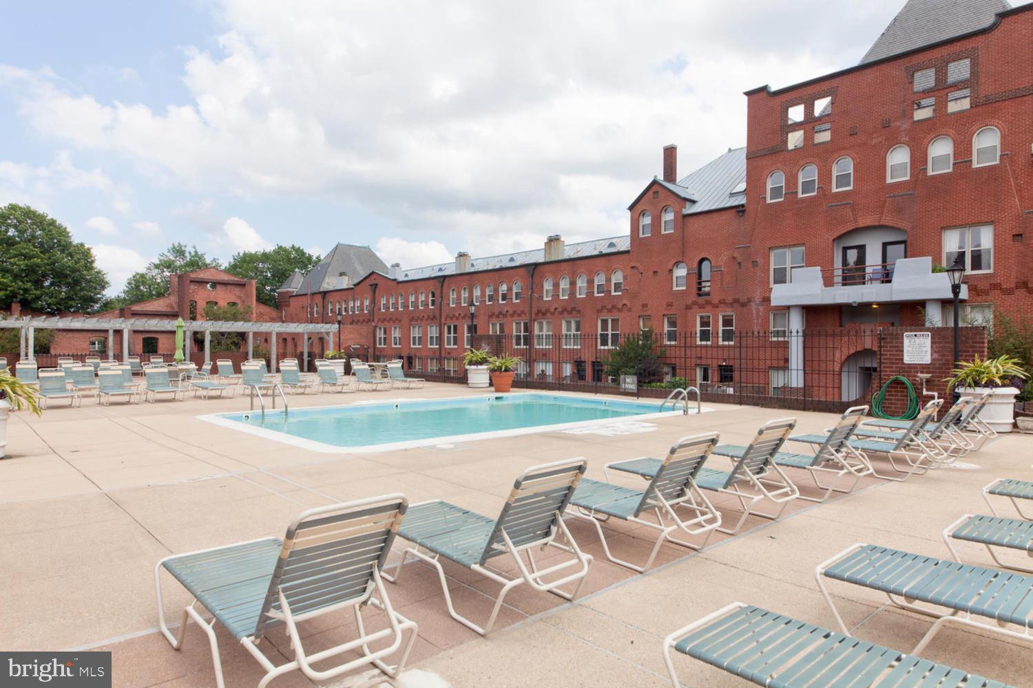 32 15th Street Northeast, Unit 32 Washington, DC 20003 - Photo 24 of 36 Relax by the pool at the Car Barn