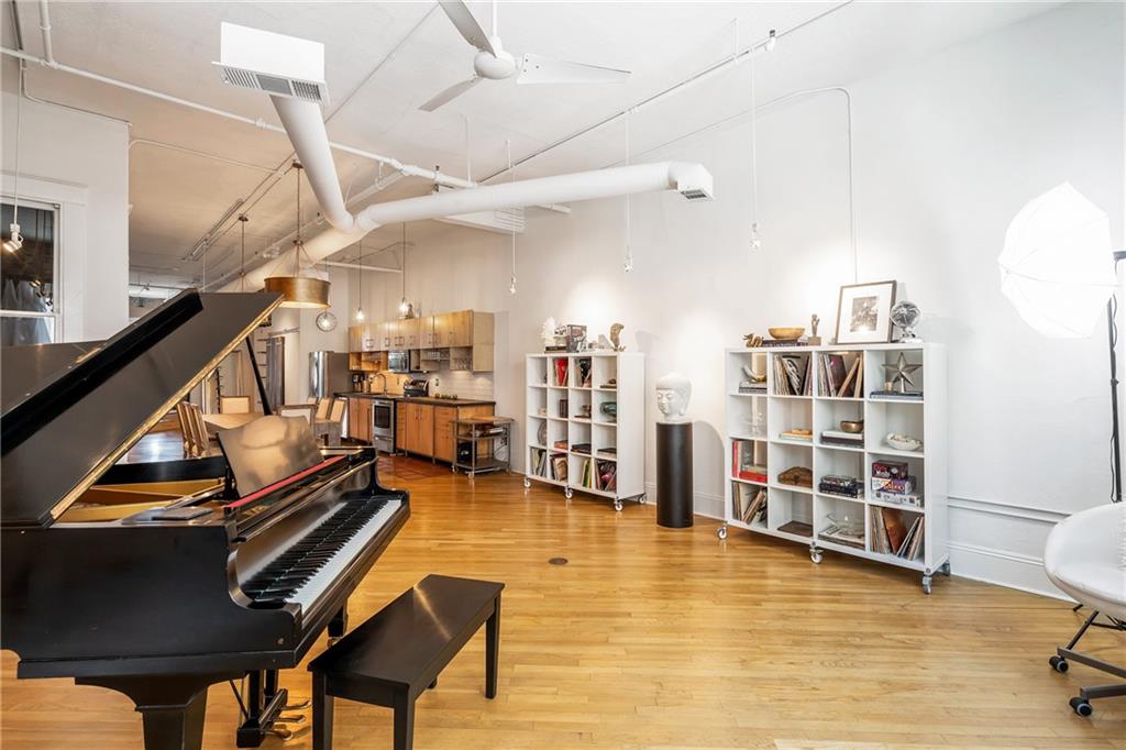 215 Mitchell Street Southwest, Unit 14 Atlanta, GA 30303 - Photo 23 of 37 a view of a room with gym equipment