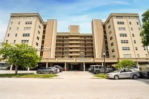 a view of a building and a street view