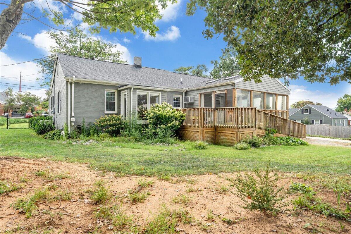 423 Turner Road Salem, VA 24153 - Photo 61 of 67 a view of backyard of house with green space