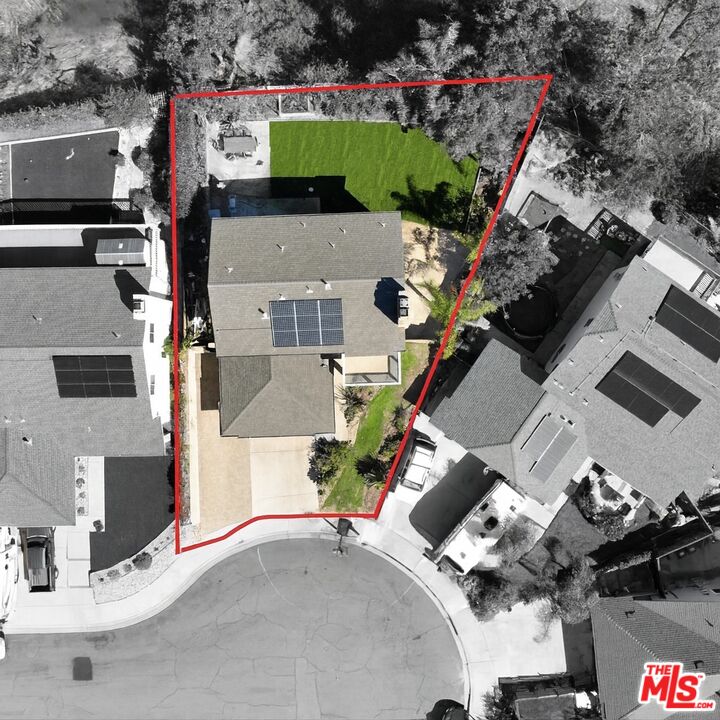 2868 Rutgers Place Oceanside, CA 92056 - Photo 34 of 34 an aerial view of a house with a parking space