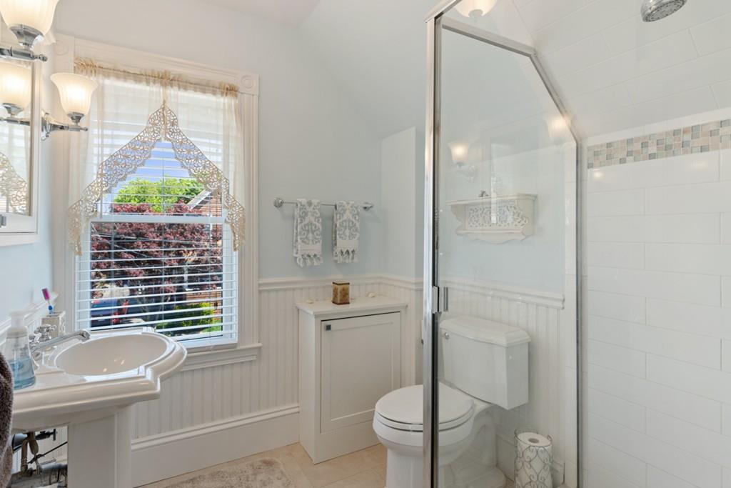 37 Alpine Street Somerville, MA 02144 - Photo 21 of 31 a bathroom with a sink toilet and shower