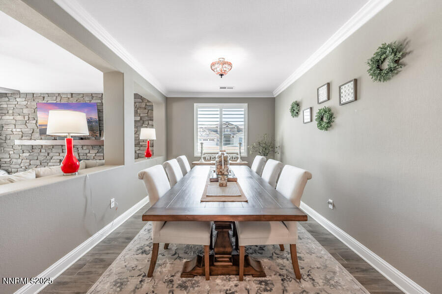 2295 Maximus Lane Reno, NV 89521 - Photo 5 of 62 a view of a dining room with furniture window and outside view