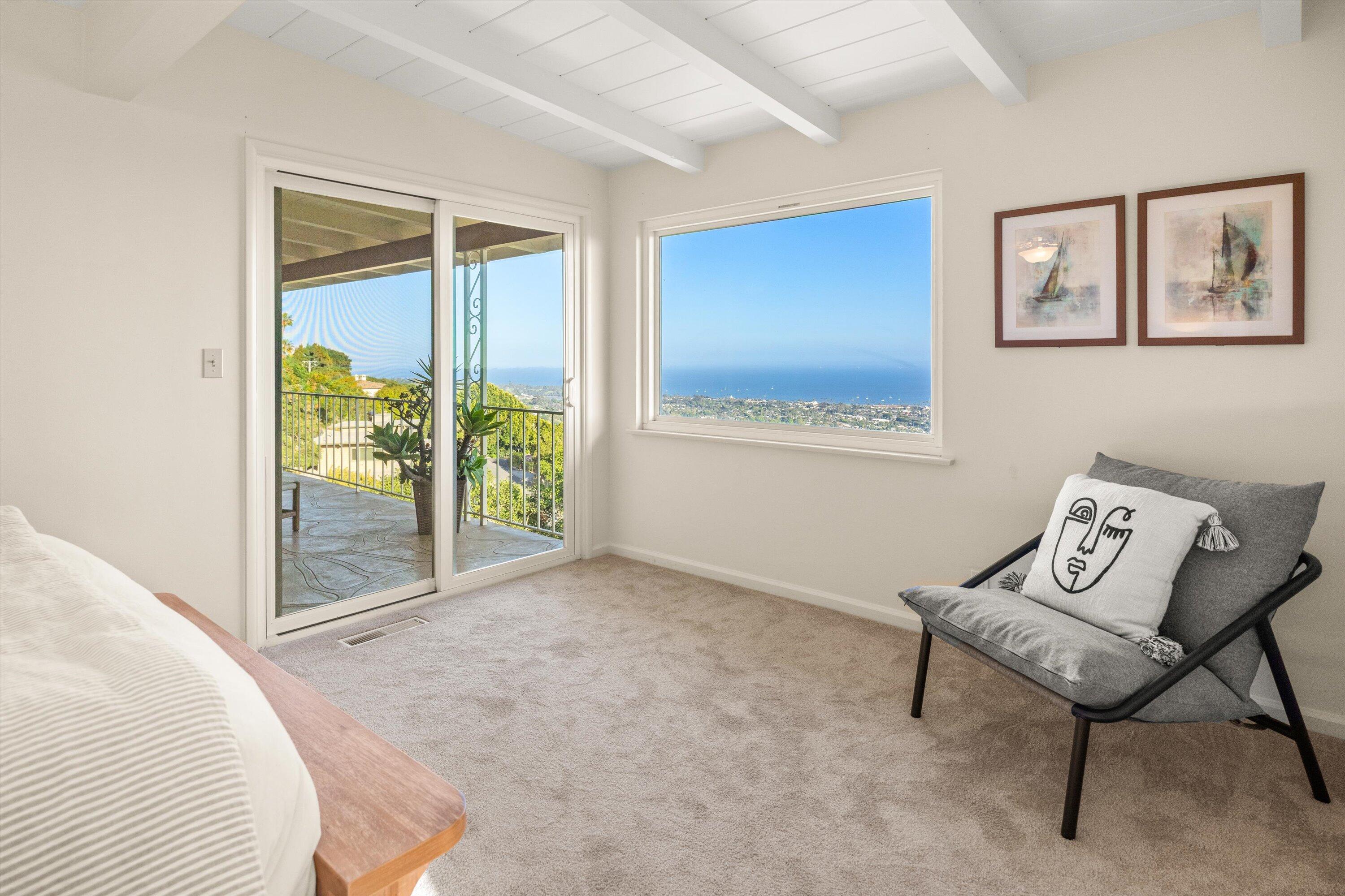 1227 Viscaino Road Santa Barbara, CA 93103 - Photo 15 of 25 a view of a livingroom with furniture and a window