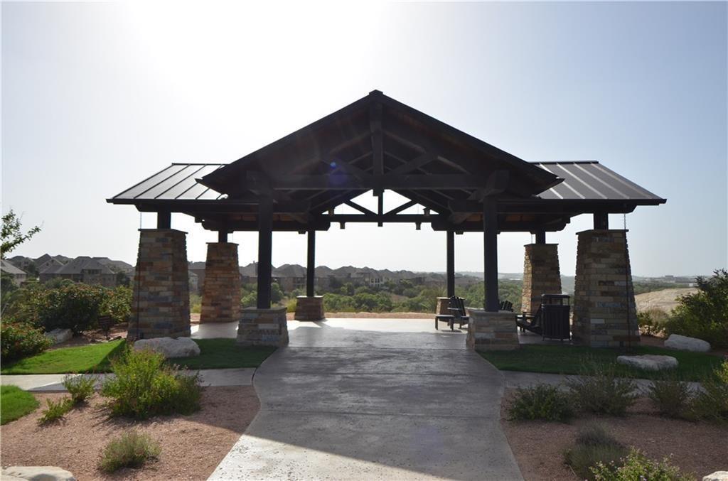 5629 Rio Chama Cove Austin, TX 78738 - Photo 34 of 34 An inviting community pavilion with stone pillars offers panoramic vistas of the surrounding landscape.