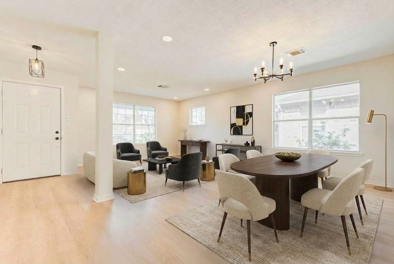 5318 Cilantro Lane Baytown, TX 77521 - Photo 3 of 45 a view of a dining room with furniture