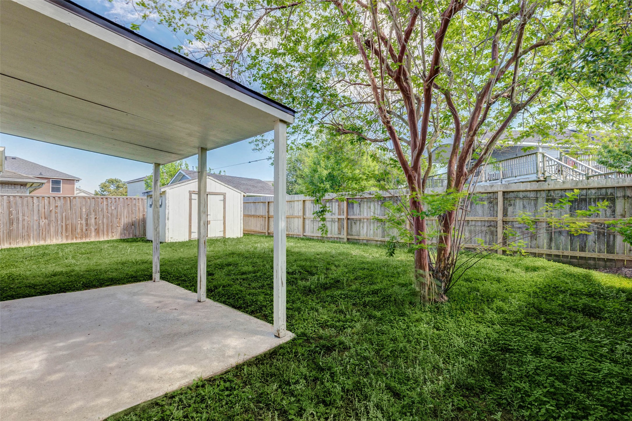 5318 Cilantro Lane Baytown, TX 77521 - Photo 45 of 45 a view of a house with backyard and garden