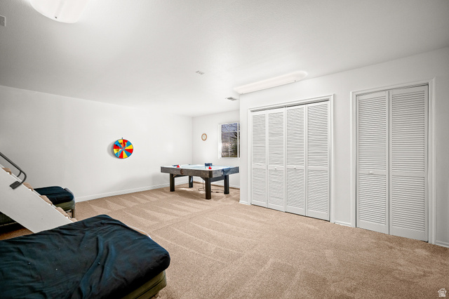 1825 West Mathis Park Place, Unit 46 St. George, UT 84770 - Photo 33 of 45 Game room featuring carpet and baseboards