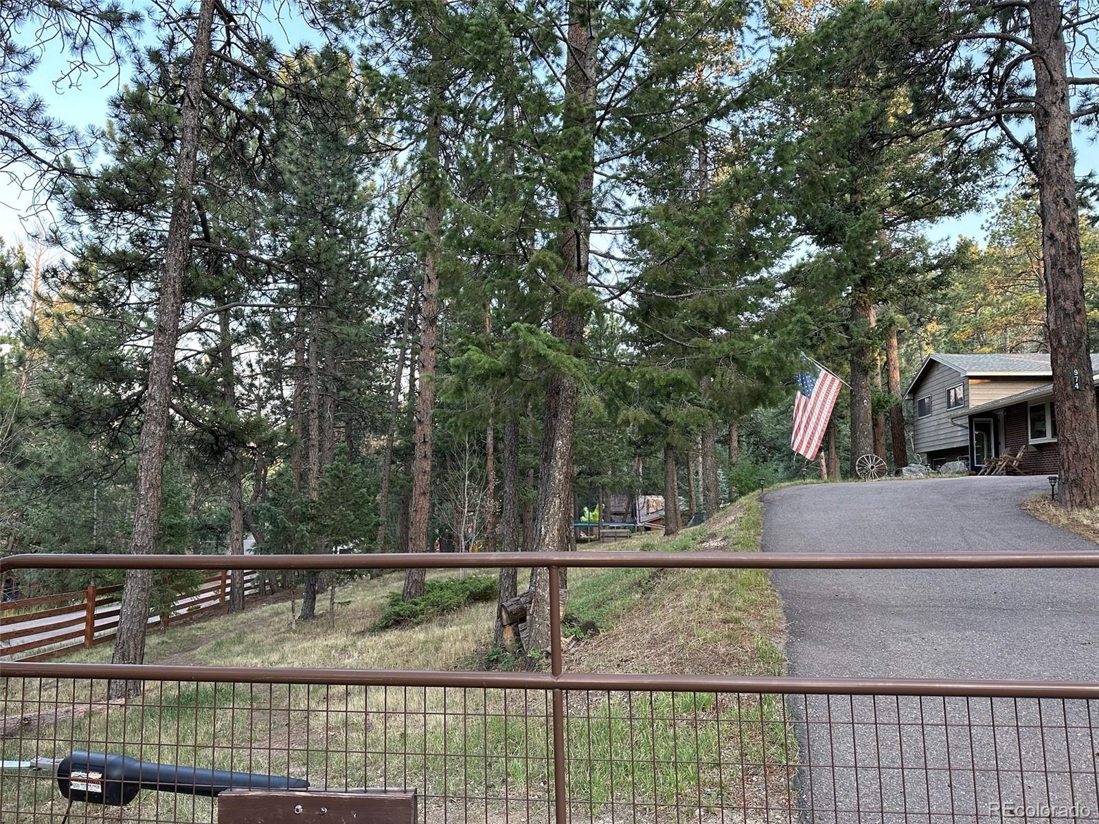 974 Wagon Trail Road Evergreen, CO 80439 - Photo 42 of 45 a view of a backyard