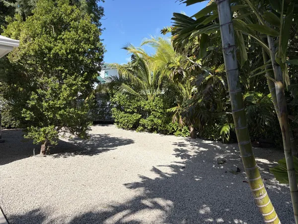a view of a backyard of a house