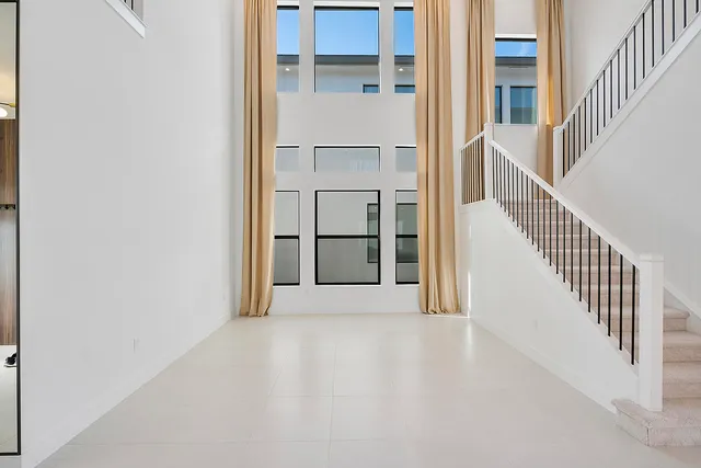a white bath tub sitting in a bathroom