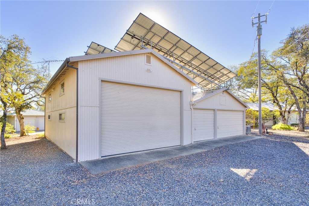 415 Hurleton Road Oroville, CA 95966 - Photo 59 of 70 Back of shop/RV garage. Owned Solar-30 panels