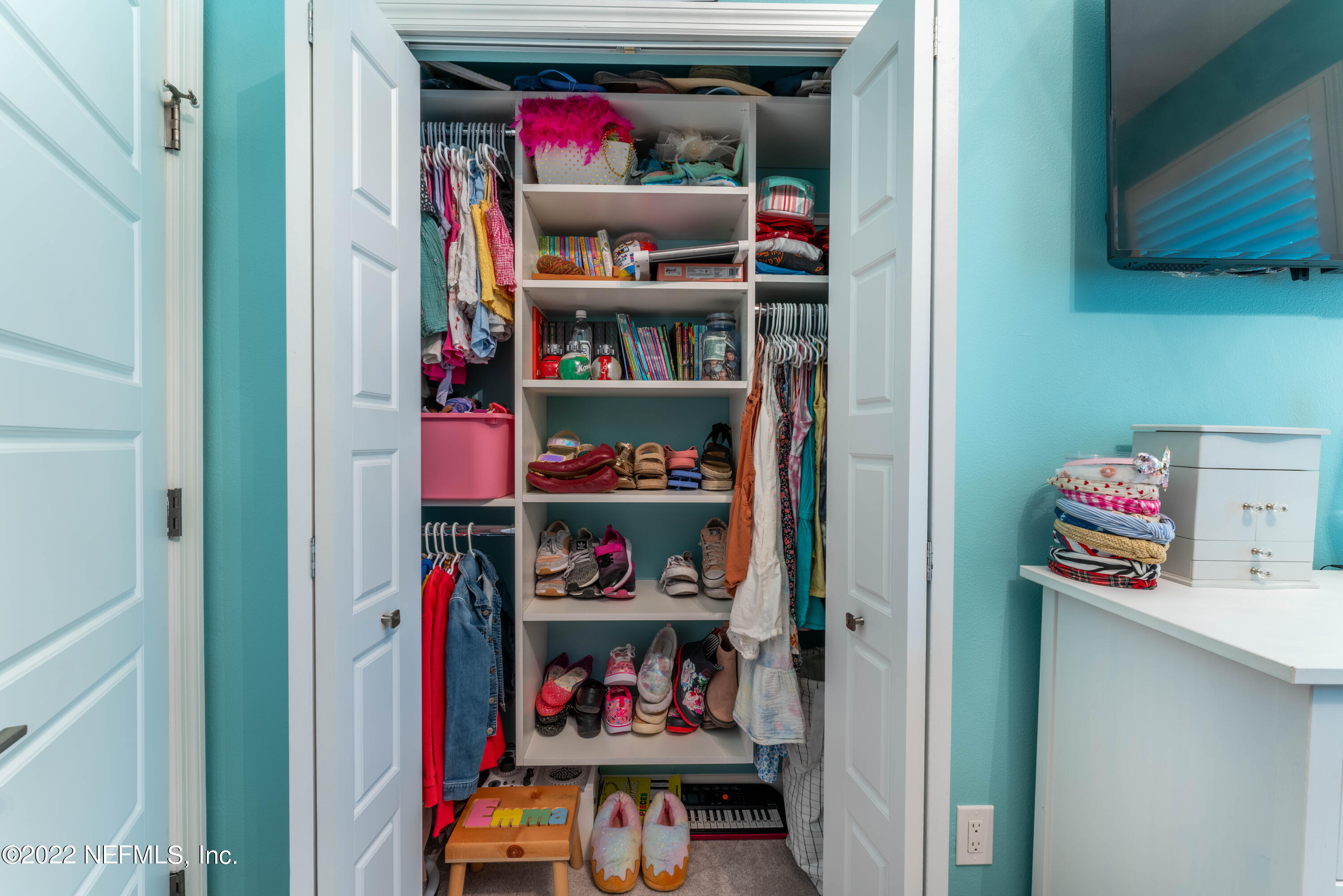 1145 Overdale Road St. Augustine, FL 32080 - Photo 36 of 85 custom closet in bedroom 2