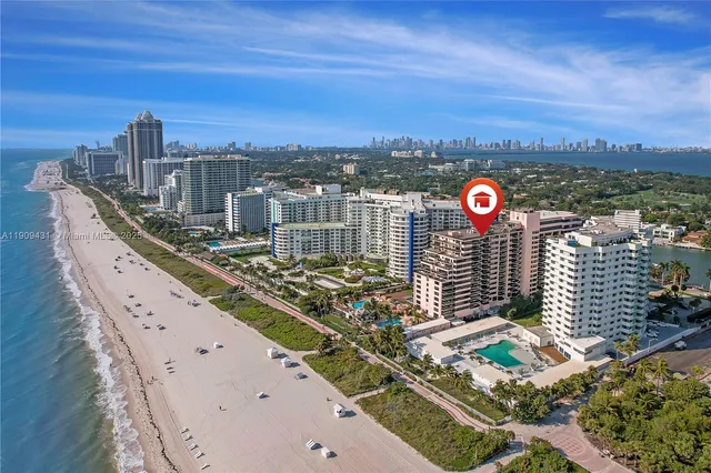 a view of city from balcony