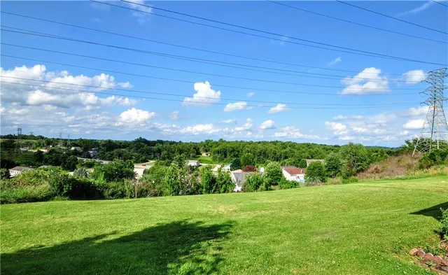 a view of yard with green space