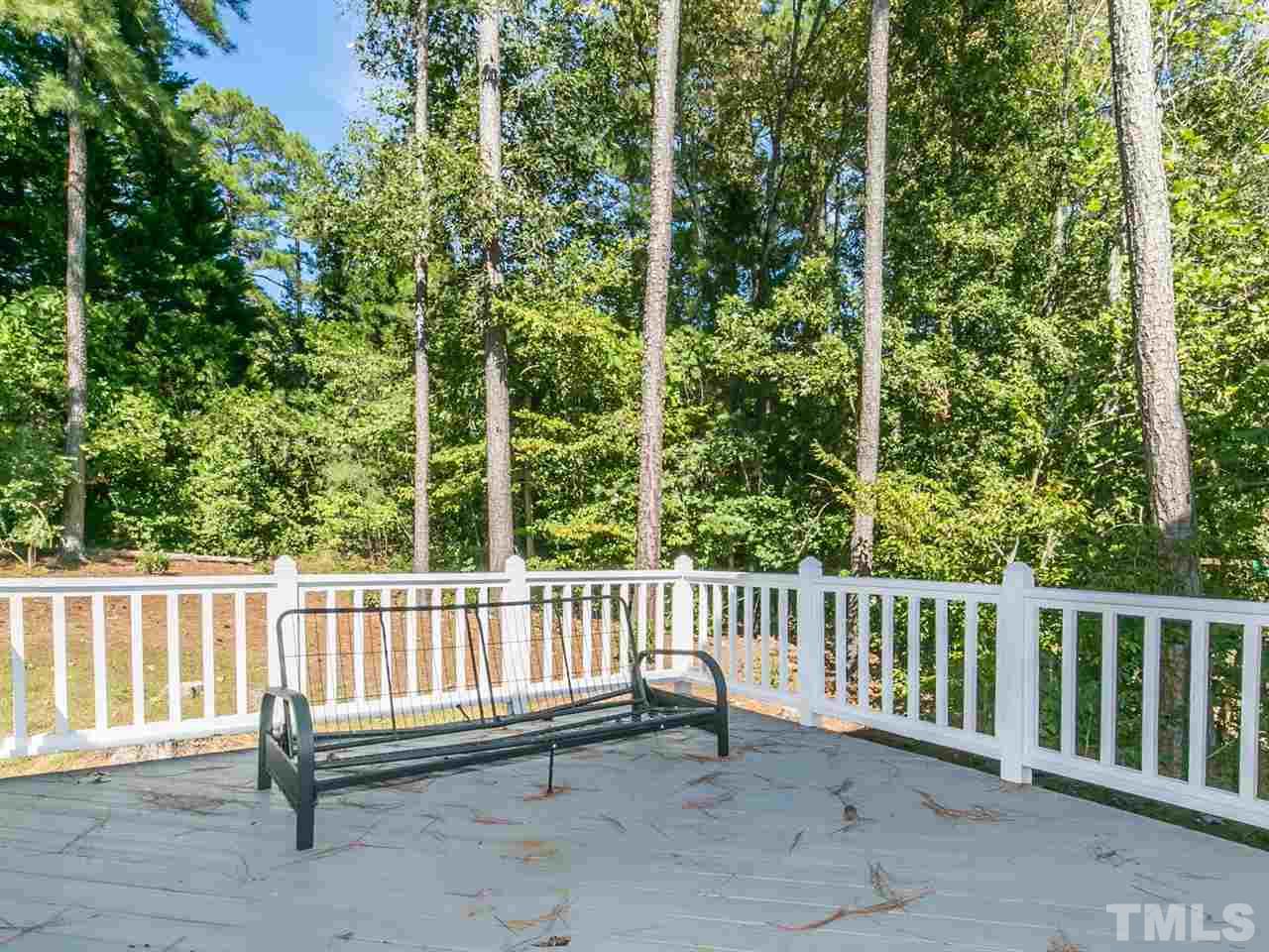 1312 Binley Place Raleigh, NC 27615 - Photo 19 of 22 a view of a bench in the deck