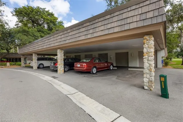 a view of parking area