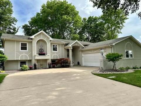 a view of a house with a outdoor space