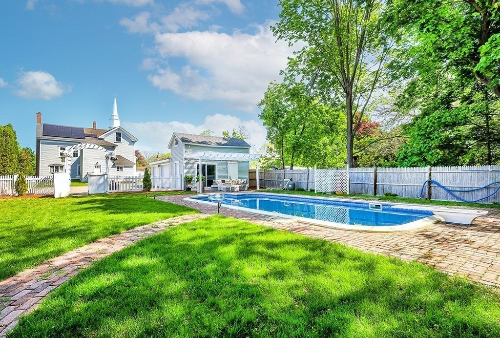 28 Maple Street Mendon, MA 01756 - Photo 34 of 39 a view of a house with a yard and sitting area