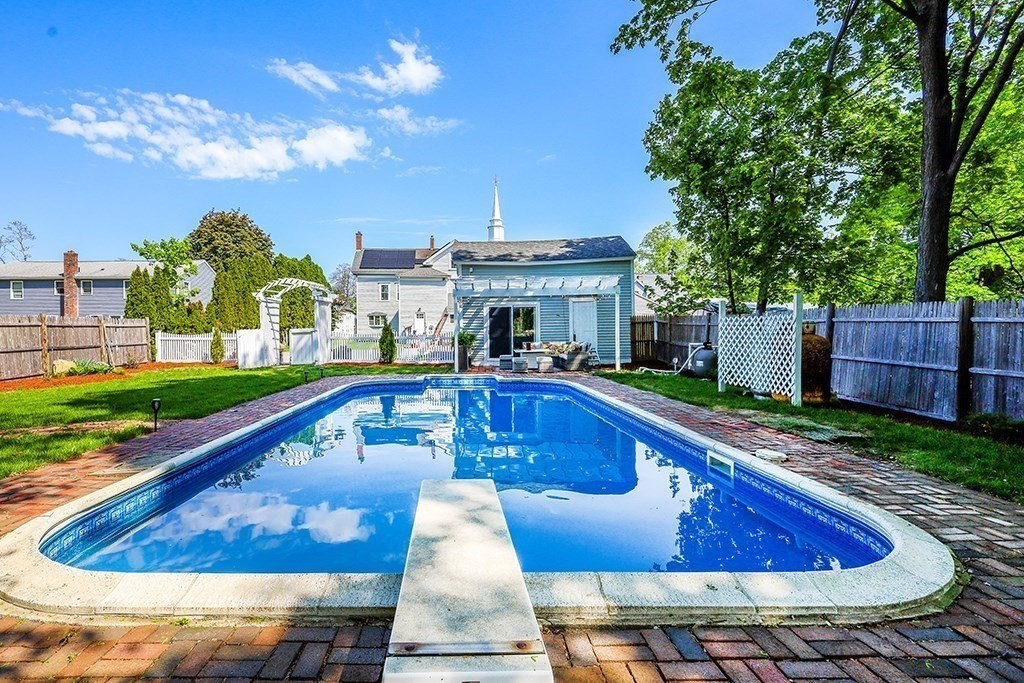 28 Maple Street Mendon, MA 01756 - Photo 37 of 39 a view of swimming pool with outdoor seating