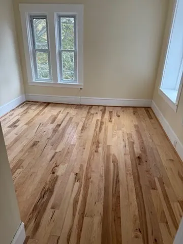a view of wooden floor in a room