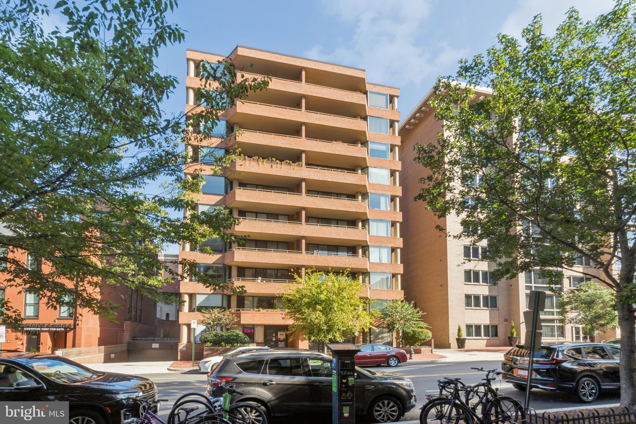 2141 P Street Northwest, Unit 709 Washington, DC 20037 - Photo 22 of 23 a front view of a building with street view