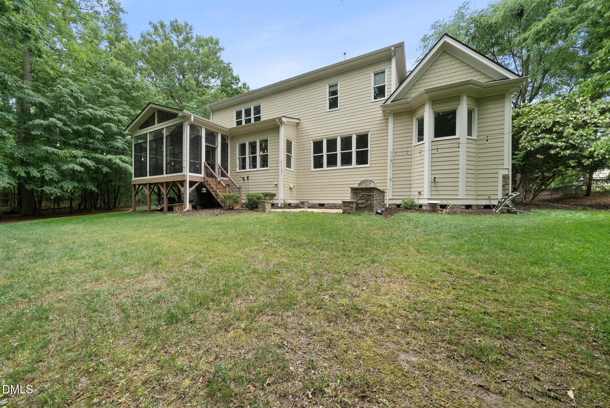 7313 Ryehill Drive Cary, NC 27519 - Photo 4 of 36 Rear of Home