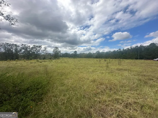 a view of a yard with an outdoor space