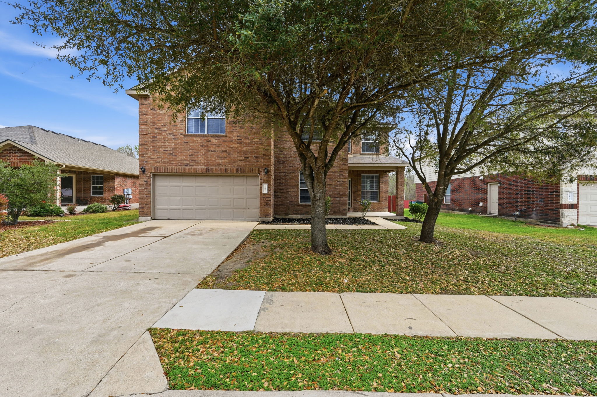 front view of house with a yard